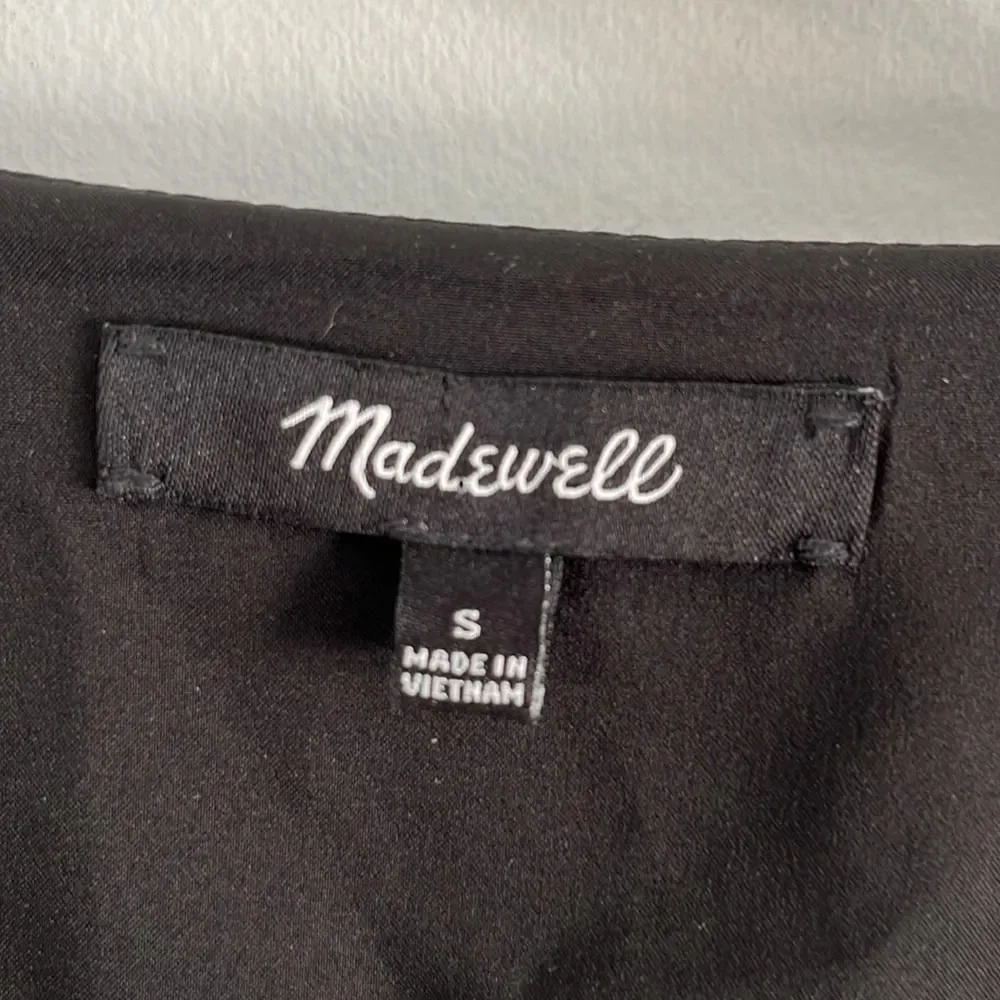 Madewell Metallic‎ Jacquard Faux-Wrap Tiered Mini Dress